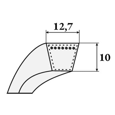 Кабели Ремень клиновой SPA 1082 SWR Кабели Ремень клиновой SPA 1082 SWR